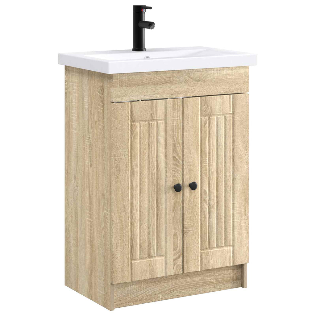 Badezimmermöbel-Set Sonoma-Eiche 78,5 x 37,5 x 81 cm