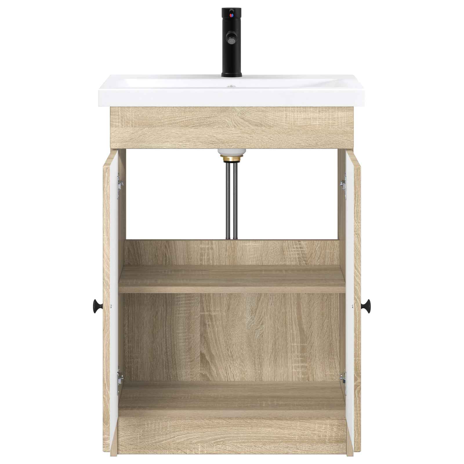 Badezimmermöbel-Set Sonoma-Eiche 78,5 x 37,5 x 81 cm