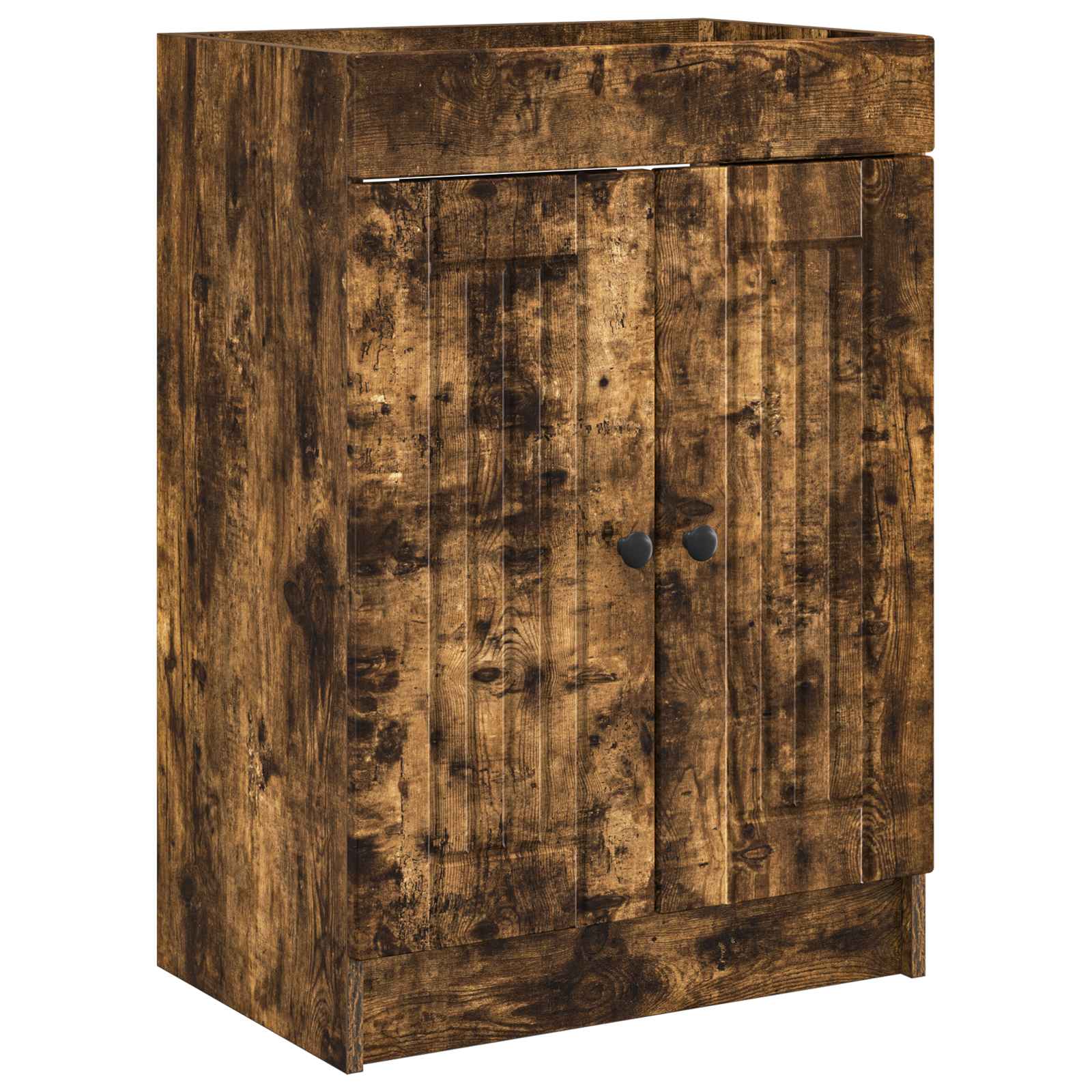 Badezimmermöbel-Set Geräucherte Eiche 78,5 x 37,5 x 81 cm