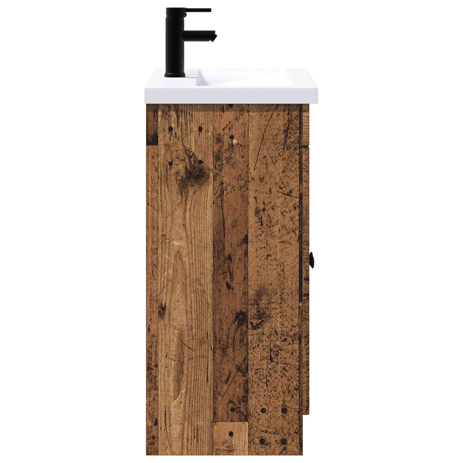 Badezimmermöbel-Set Altholz 78,5 x 37,5 x 81 cm Holzwerkstoff
