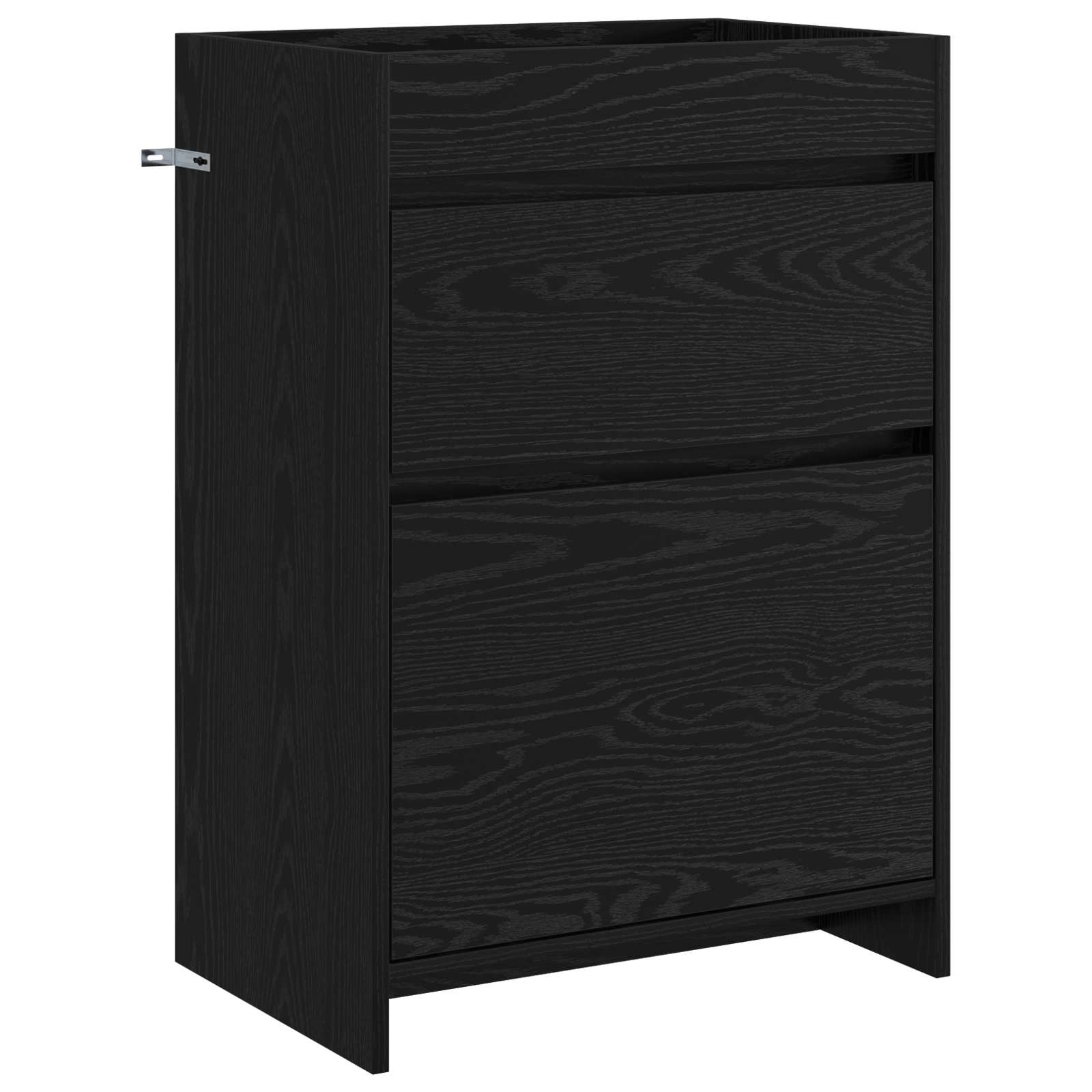 Badezimmermöbel-Set Schwarze Eiche 61 x 40 x 84,5 cm