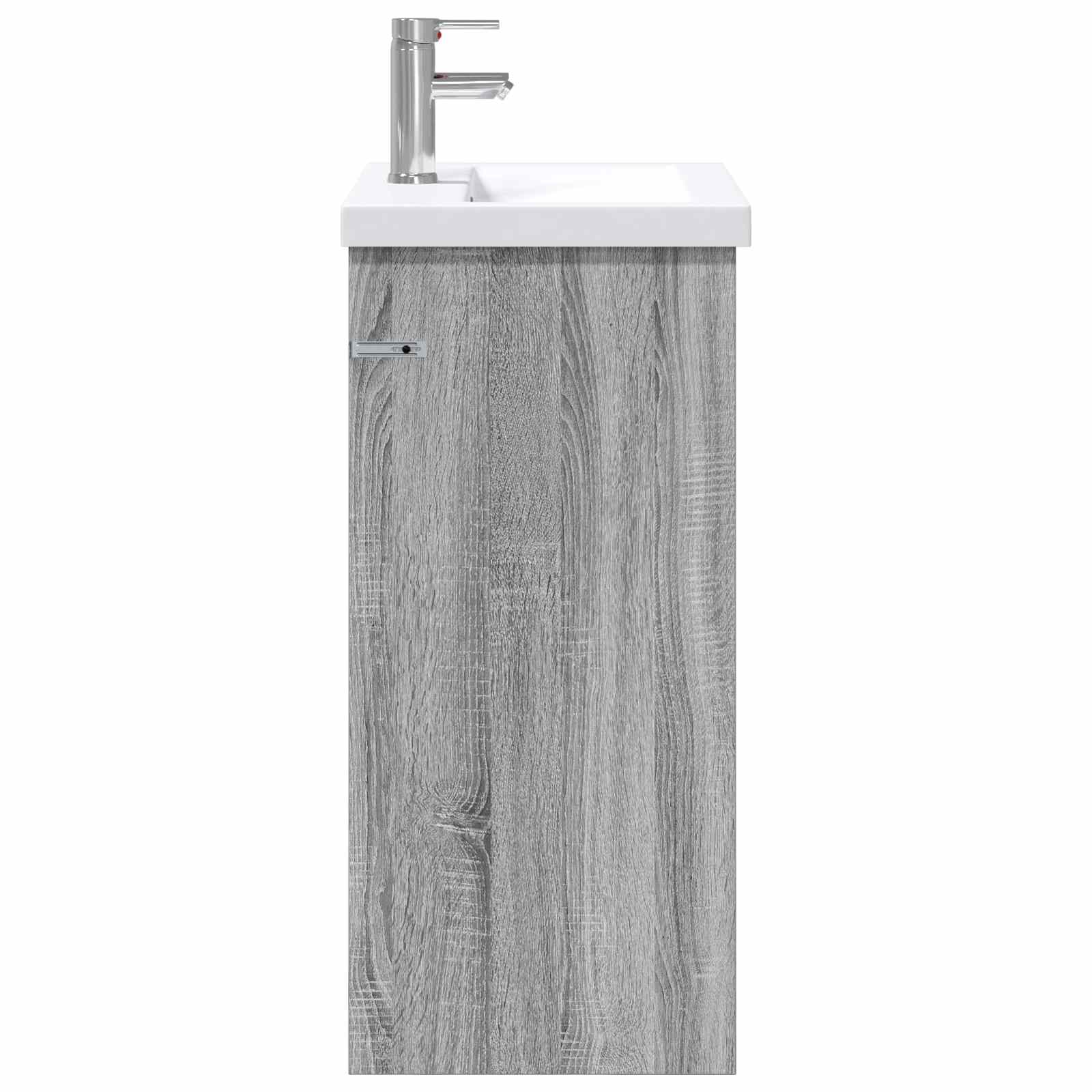 Badezimmermöbel-Set Grau Sonoma 61 x 40 x 84,5 cm Holzwerkstoff