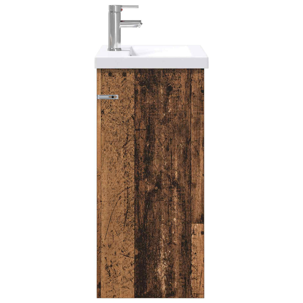 Badezimmermöbel-Set Altholz 61 x 40 x 84,5 cm Holzwerkstoff