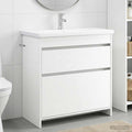 Badezimmermöbel-Set Weiß 81 x 40 x 84,5 cm Holzwerkstoff