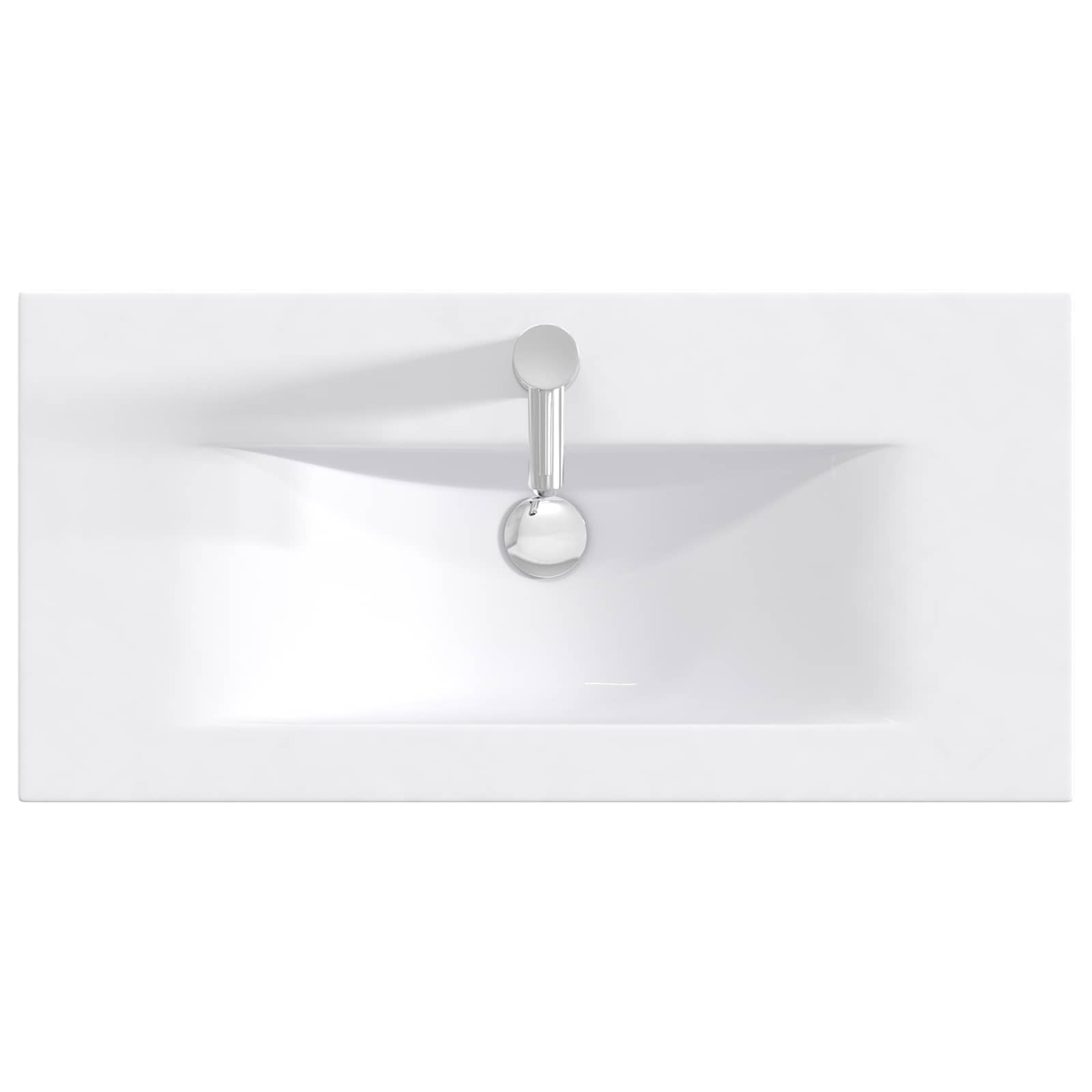 Badezimmermöbel-Set Geräucherte Eiche 81 x 40 x 84,5 cm