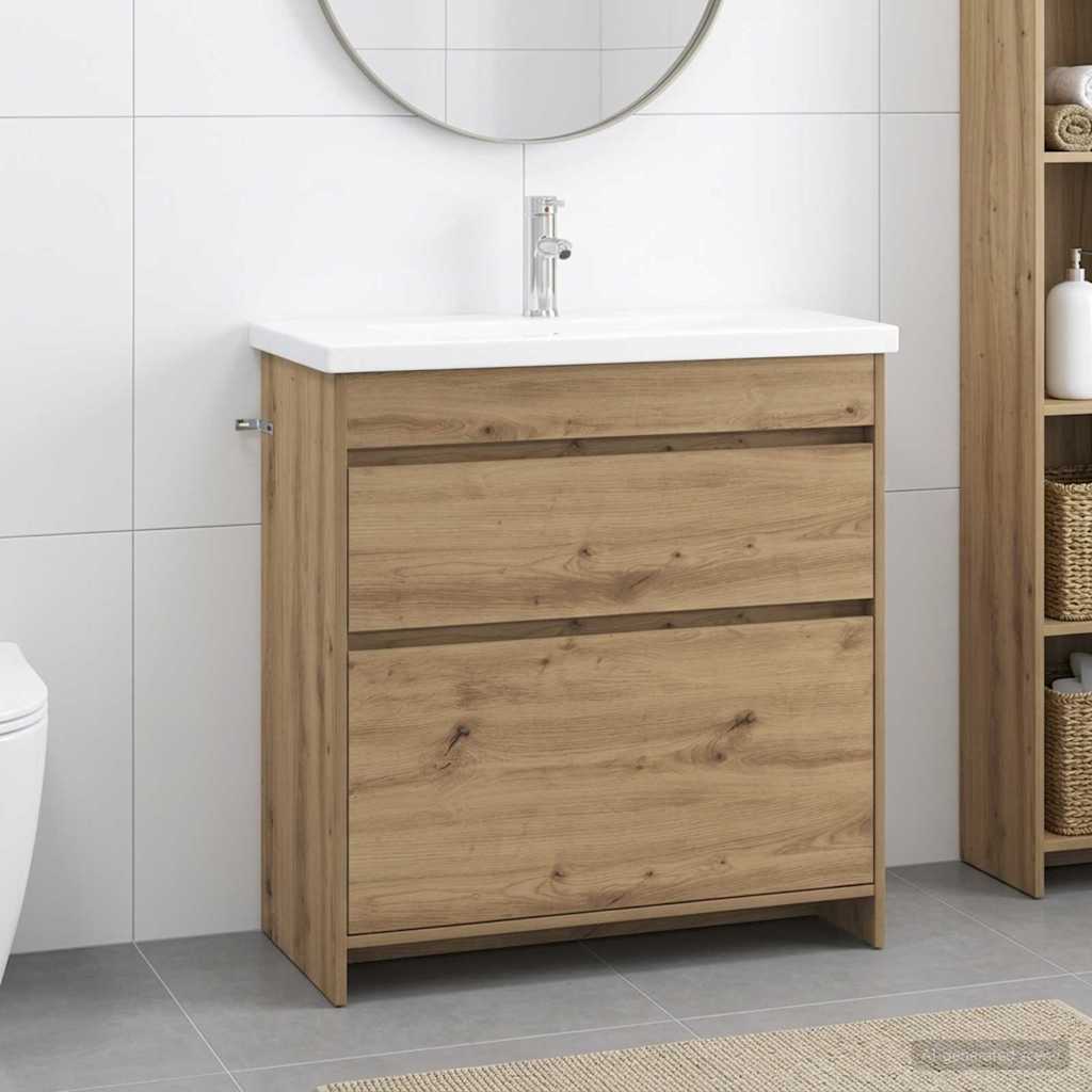 Badezimmermöbel-Set Artisan-Eiche 81 x 40 x 84,5 cm