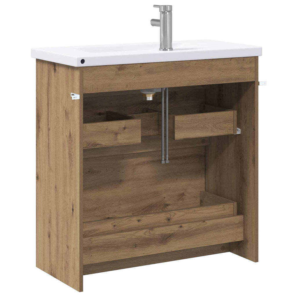 Badezimmermöbel-Set Artisan-Eiche 81 x 40 x 84,5 cm
