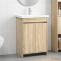 Badezimmermöbel-Set Sonoma-Eiche 61 x 40 x 84,5 cm