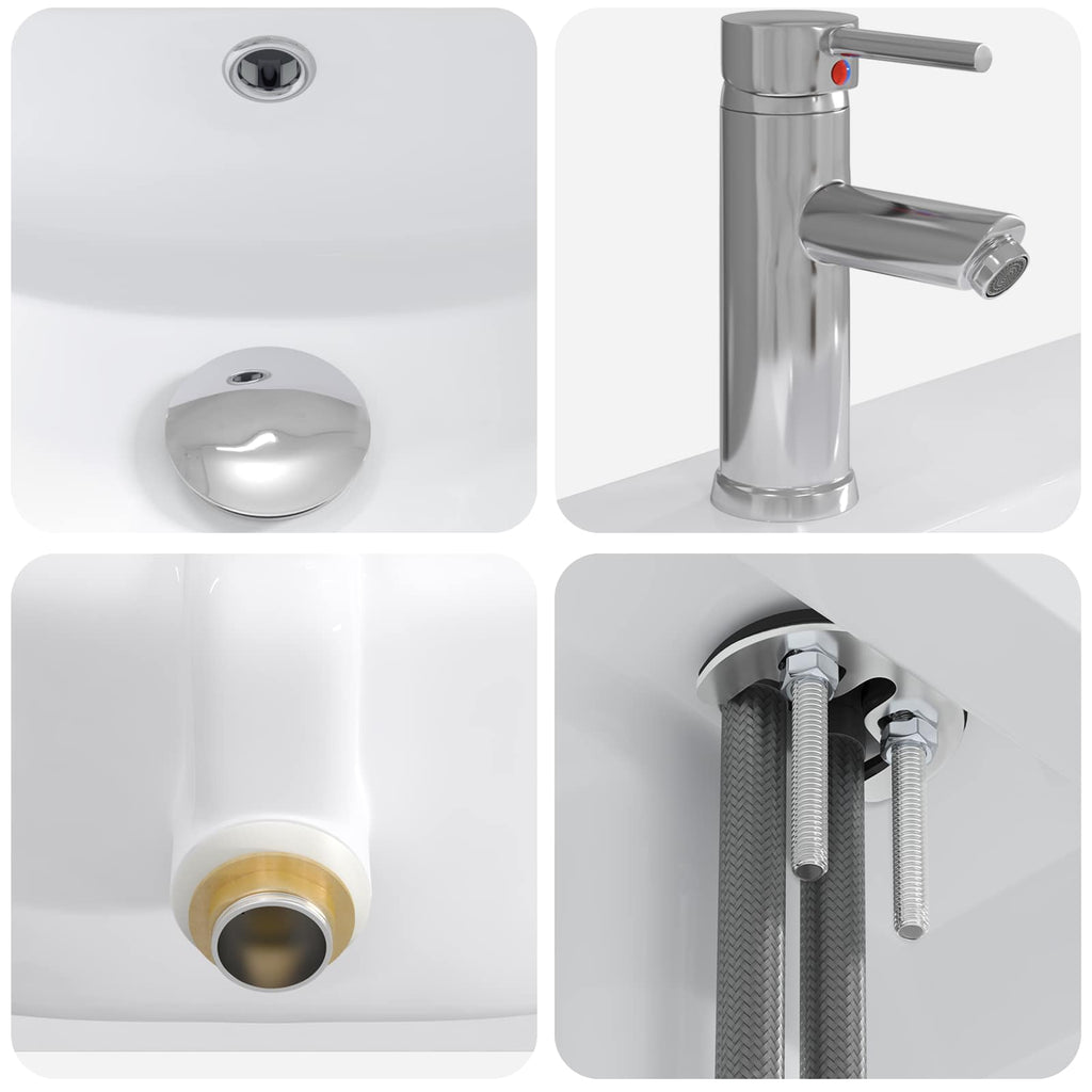 Badezimmermöbel-Set Altholz 61 x 40 x 84,5 cm Holzwerkstoff