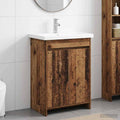 Badezimmermöbel-Set Altholz 61 x 40 x 84,5 cm Holzwerkstoff