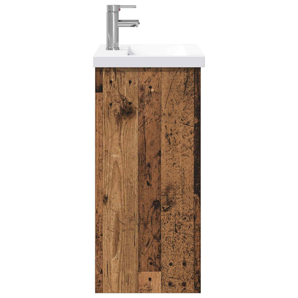 Badezimmermöbel-Set Altholz 61 x 40 x 84,5 cm Holzwerkstoff