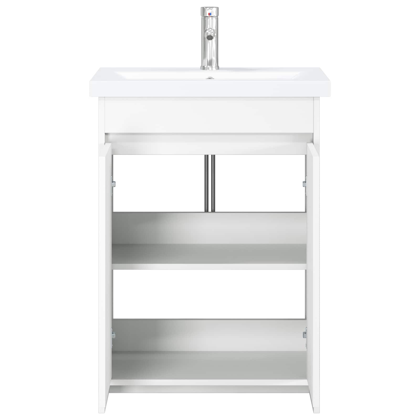 Badezimmermöbel-Set Weiß 81 x 40 x 84,5 cm Holzwerkstoff