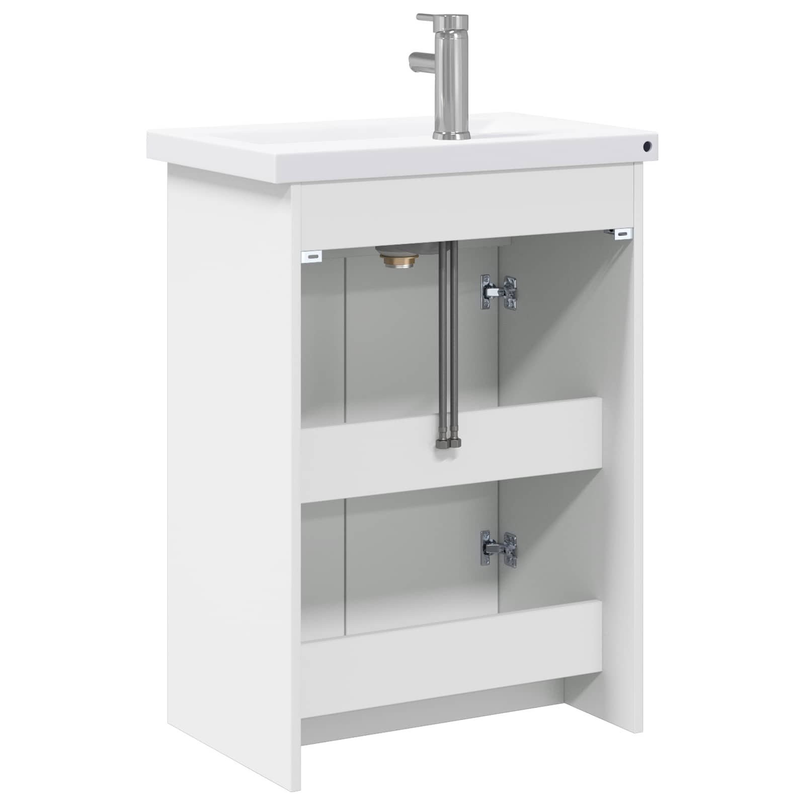 Badezimmermöbel-Set Weiß 81 x 40 x 84,5 cm Holzwerkstoff