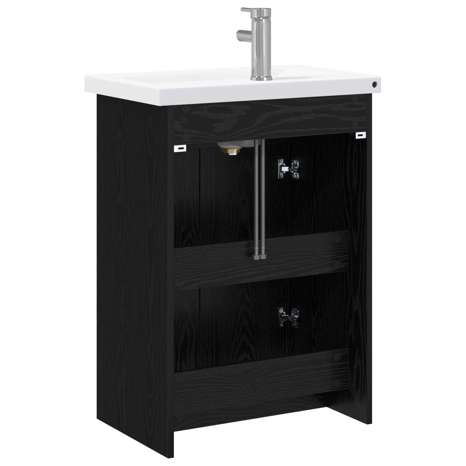 Badezimmermöbel-Set Schwarze Eiche 81 x 40 x 84,5 cm