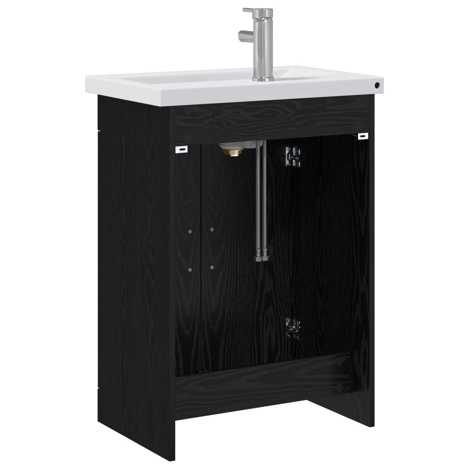Badezimmermöbel-Set Schwarze Eiche 61 x 40 x 84,5 cm