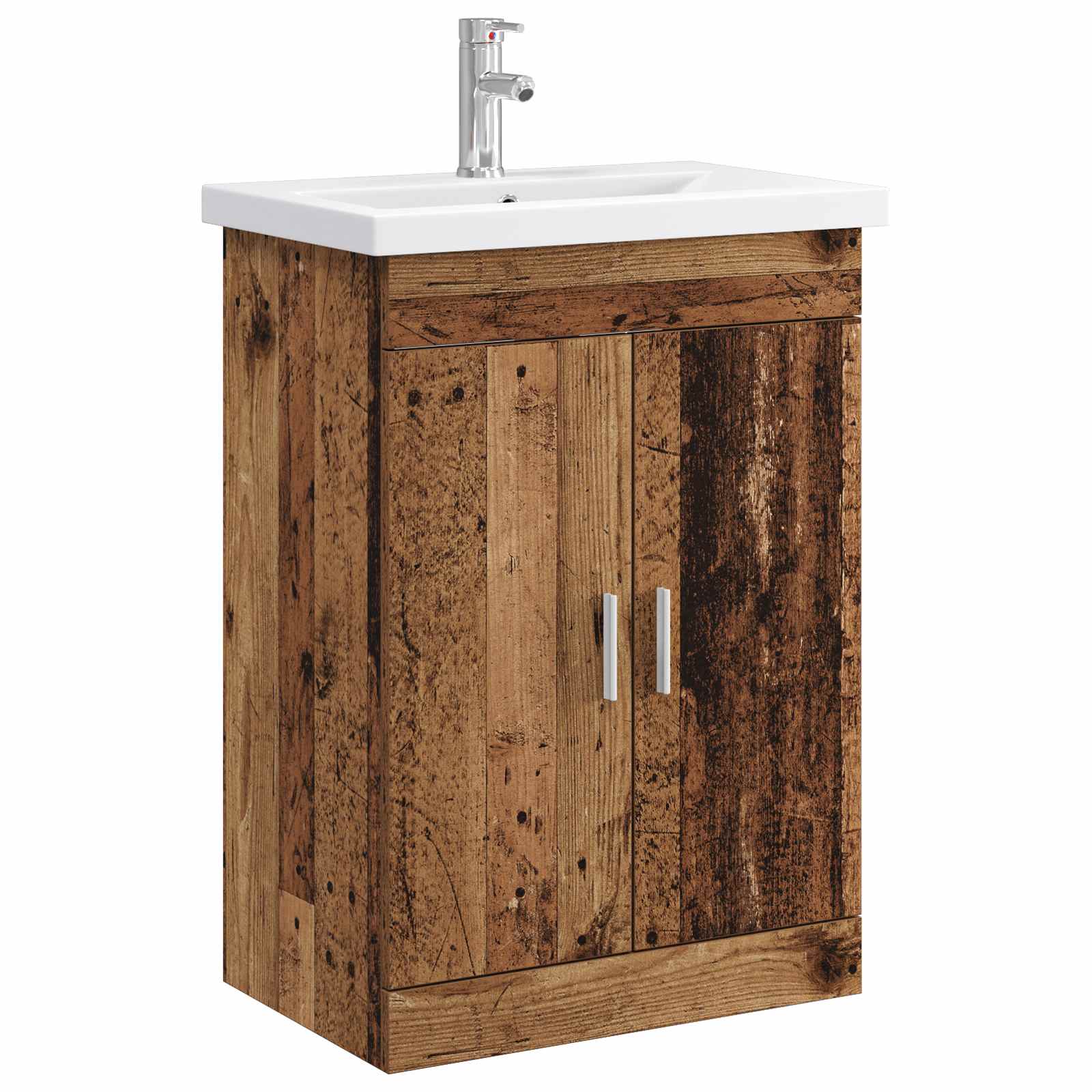 Badezimmermöbel-Set Altholz 61 x 40 x 84,5 cm Holzwerkstoff