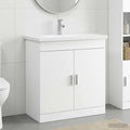 Badezimmermöbel-Set Weiß 81 x 40 x 84,5 cm Holzwerkstoff