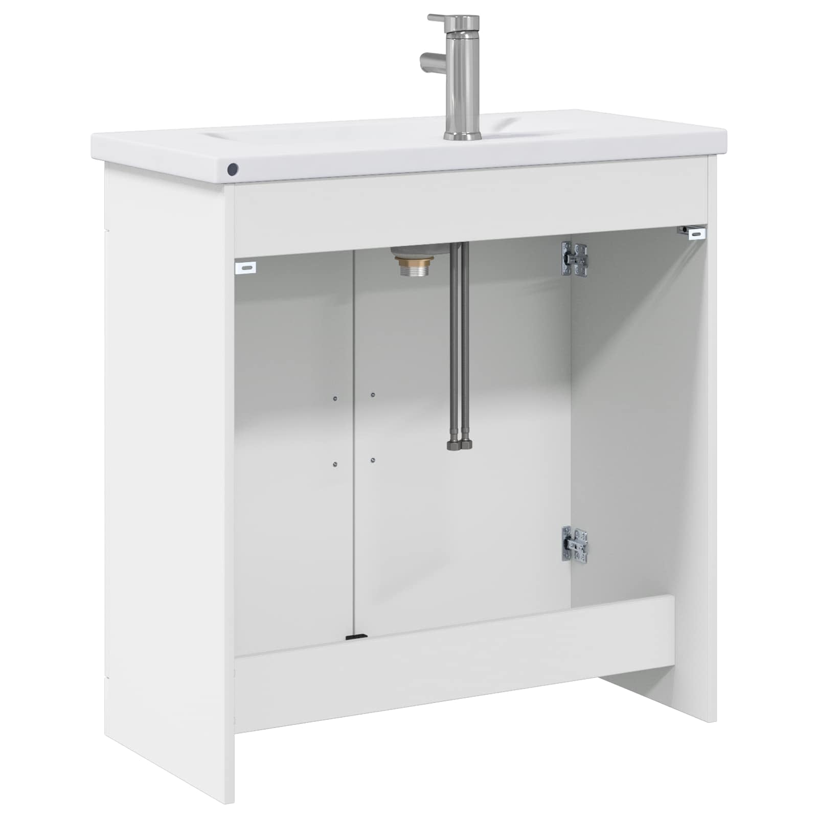 Badezimmermöbel-Set Weiß 81 x 40 x 84,5 cm Holzwerkstoff