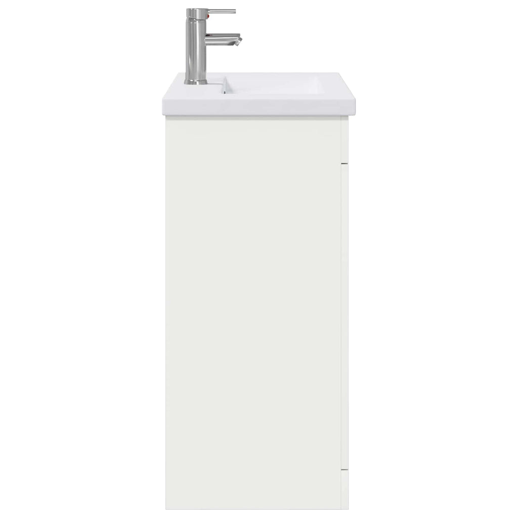 Badezimmermöbel-Set Weiß 81 x 40 x 84,5 cm Holzwerkstoff
