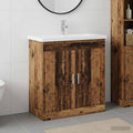 Badezimmermöbel-Set Altholz 81 x 40 x 84,5 cm Holzwerkstoff