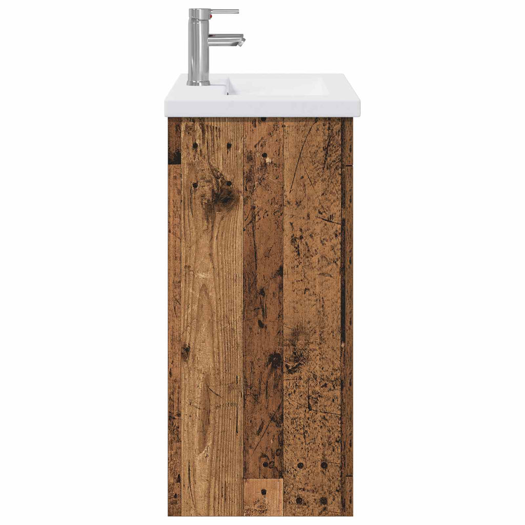 Badezimmermöbel-Set Altholz 81 x 40 x 84,5 cm Holzwerkstoff