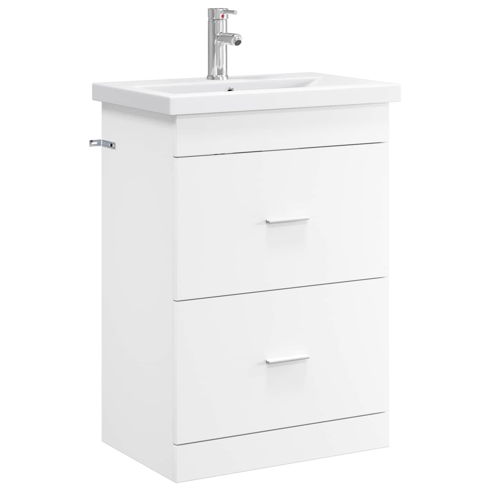Badezimmermöbel-Set Weiß 61 x 40 x 84,5 cm Holzwerkstoff