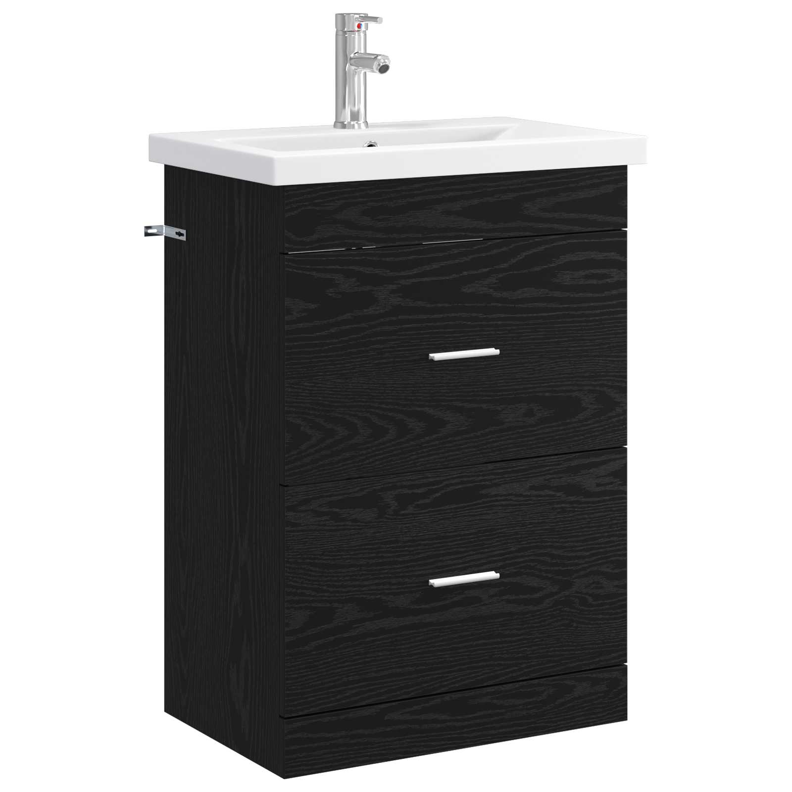 Badezimmermöbel-Set Schwarze Eiche 61 x 40 x 84,5 cm