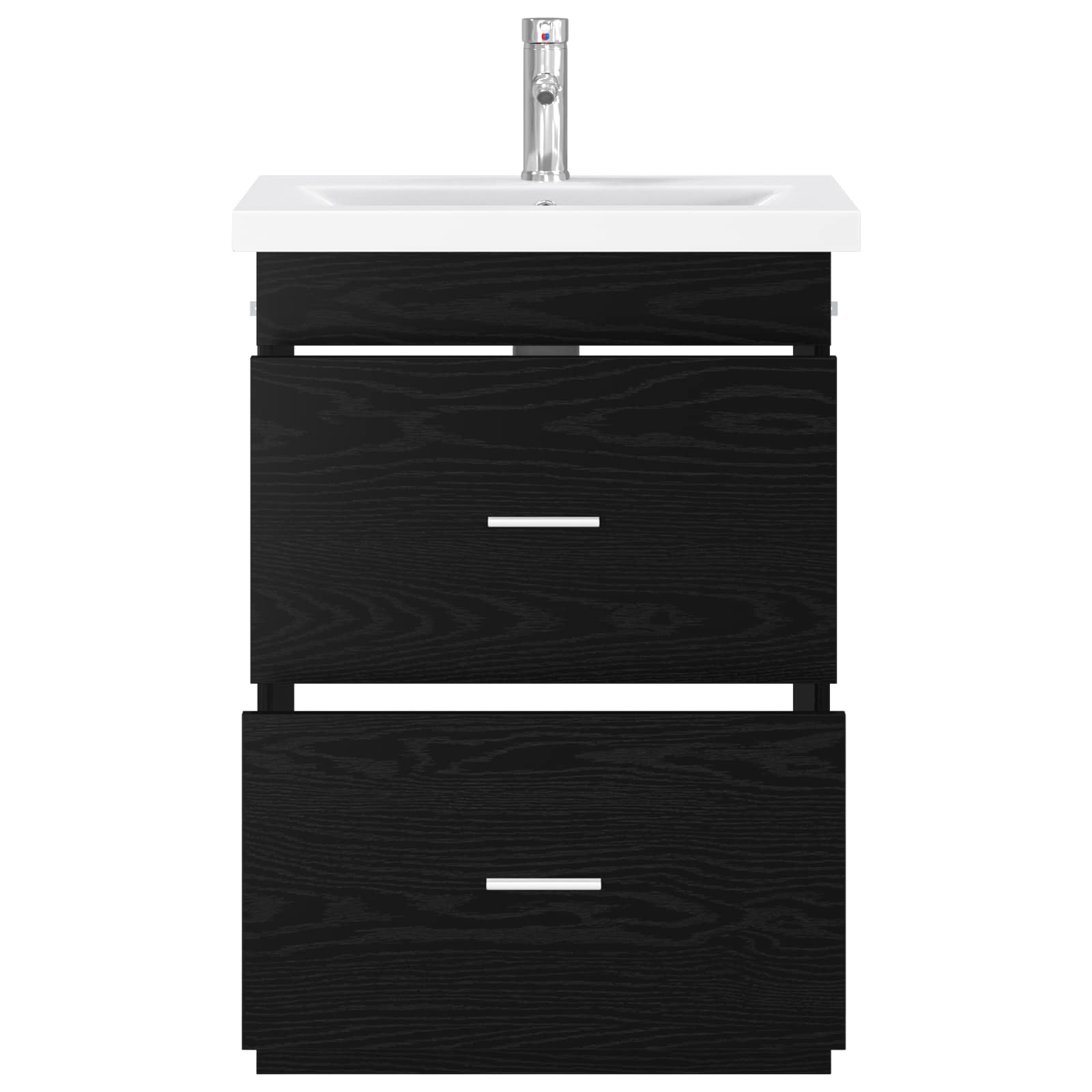 Badezimmermöbel-Set Schwarze Eiche 61 x 40 x 84,5 cm