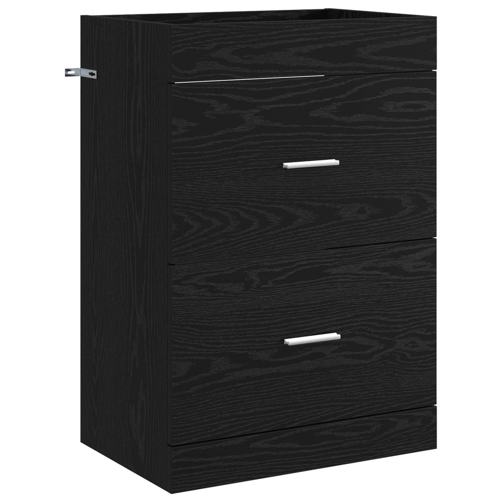 Badezimmermöbel-Set Schwarze Eiche 61 x 40 x 84,5 cm