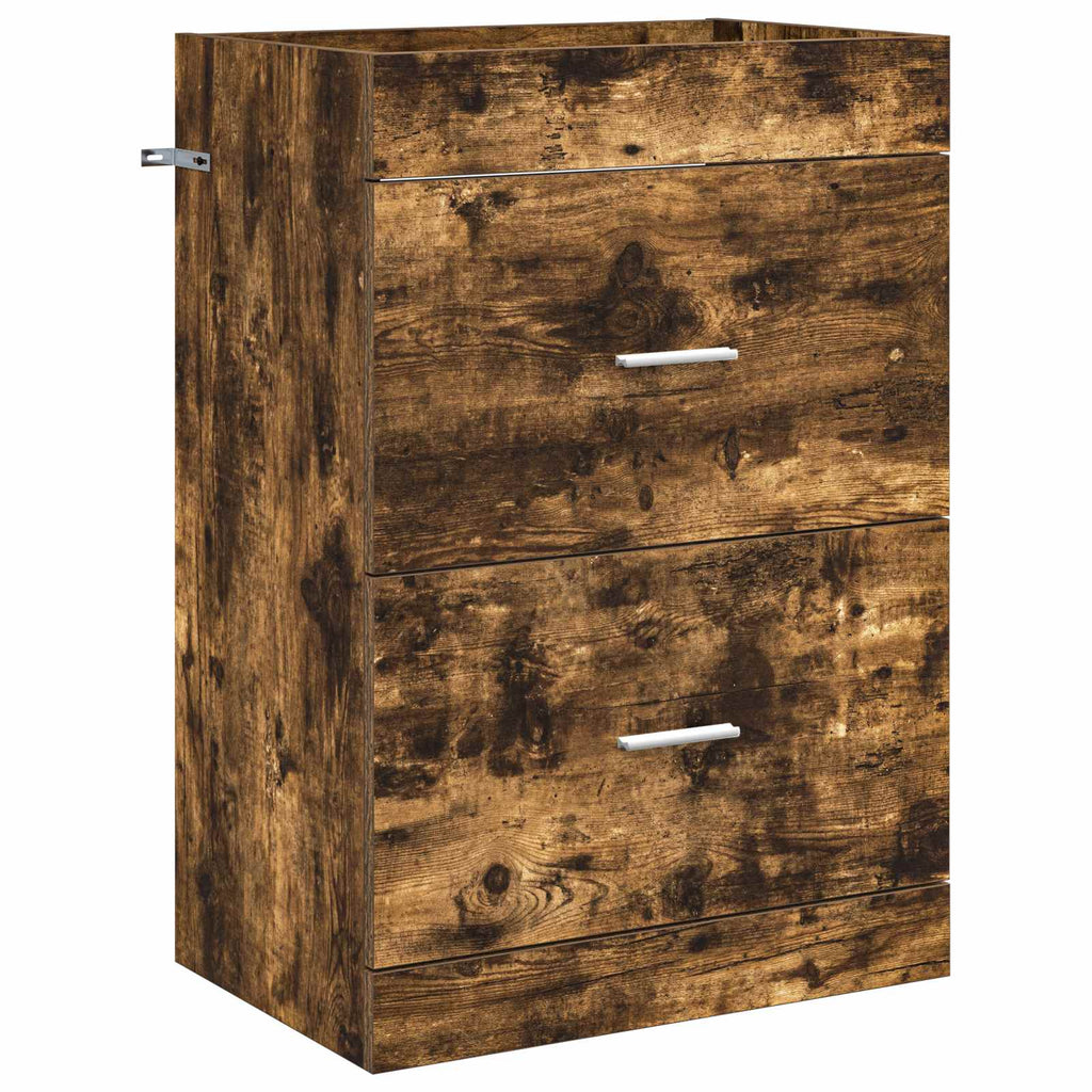 Badezimmermöbel-Set Geräucherte Eiche 61 x 40 x 84,5 cm