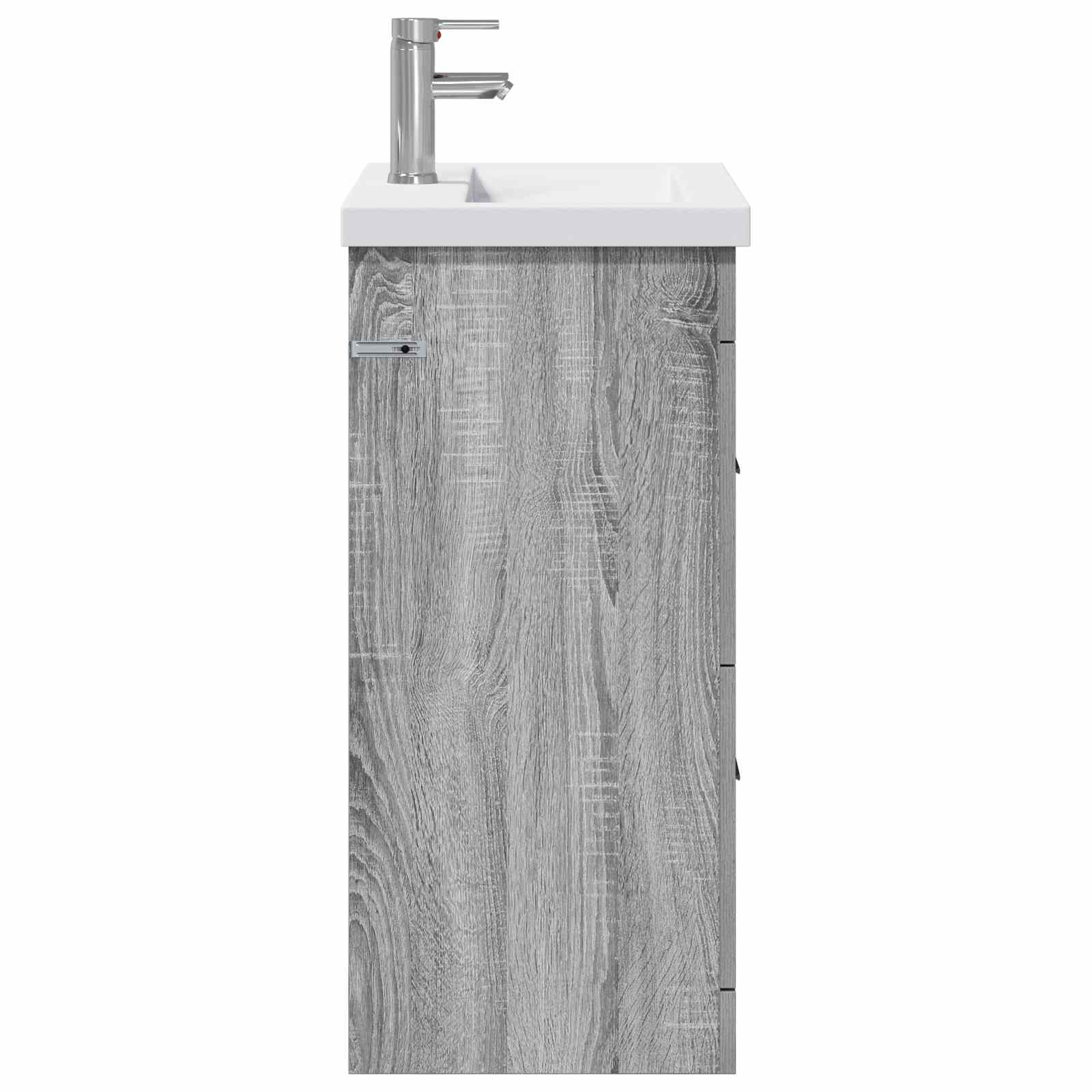 Badezimmermöbel-Set Grau Sonoma 61 x 40 x 84,5 cm Holzwerkstoff