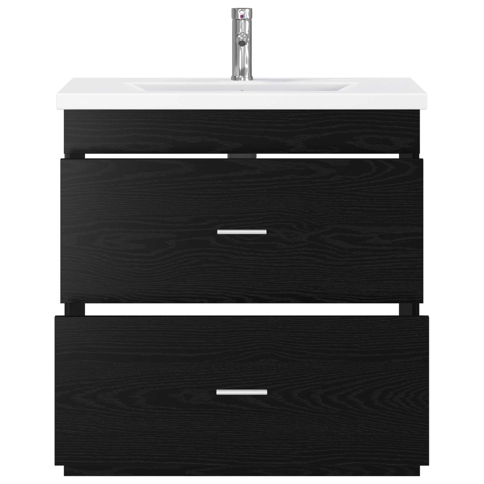 Badezimmermöbel-Set Schwarze Eiche 81 x 40 x 84,5 cm