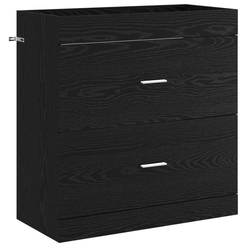 Badezimmermöbel-Set Schwarze Eiche 81 x 40 x 84,5 cm