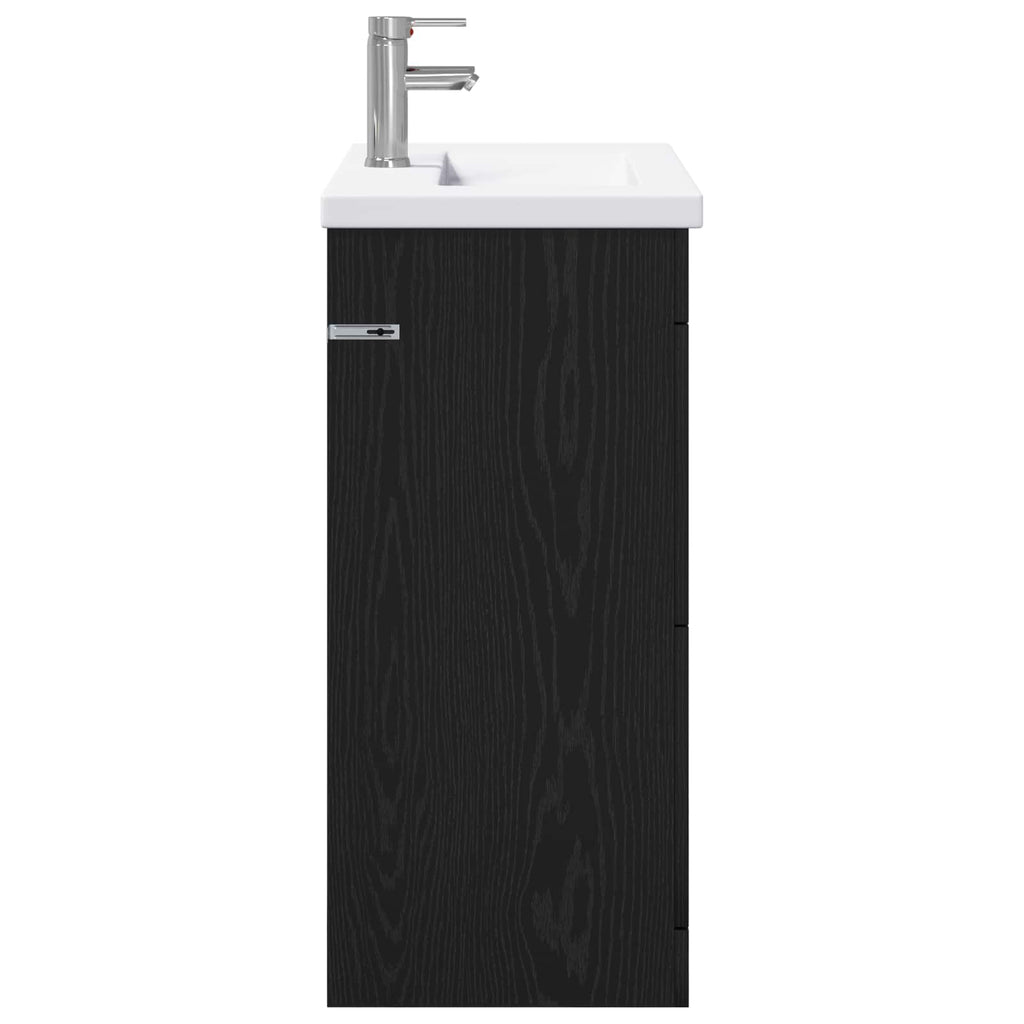 Badezimmermöbel-Set Schwarze Eiche 81 x 40 x 84,5 cm