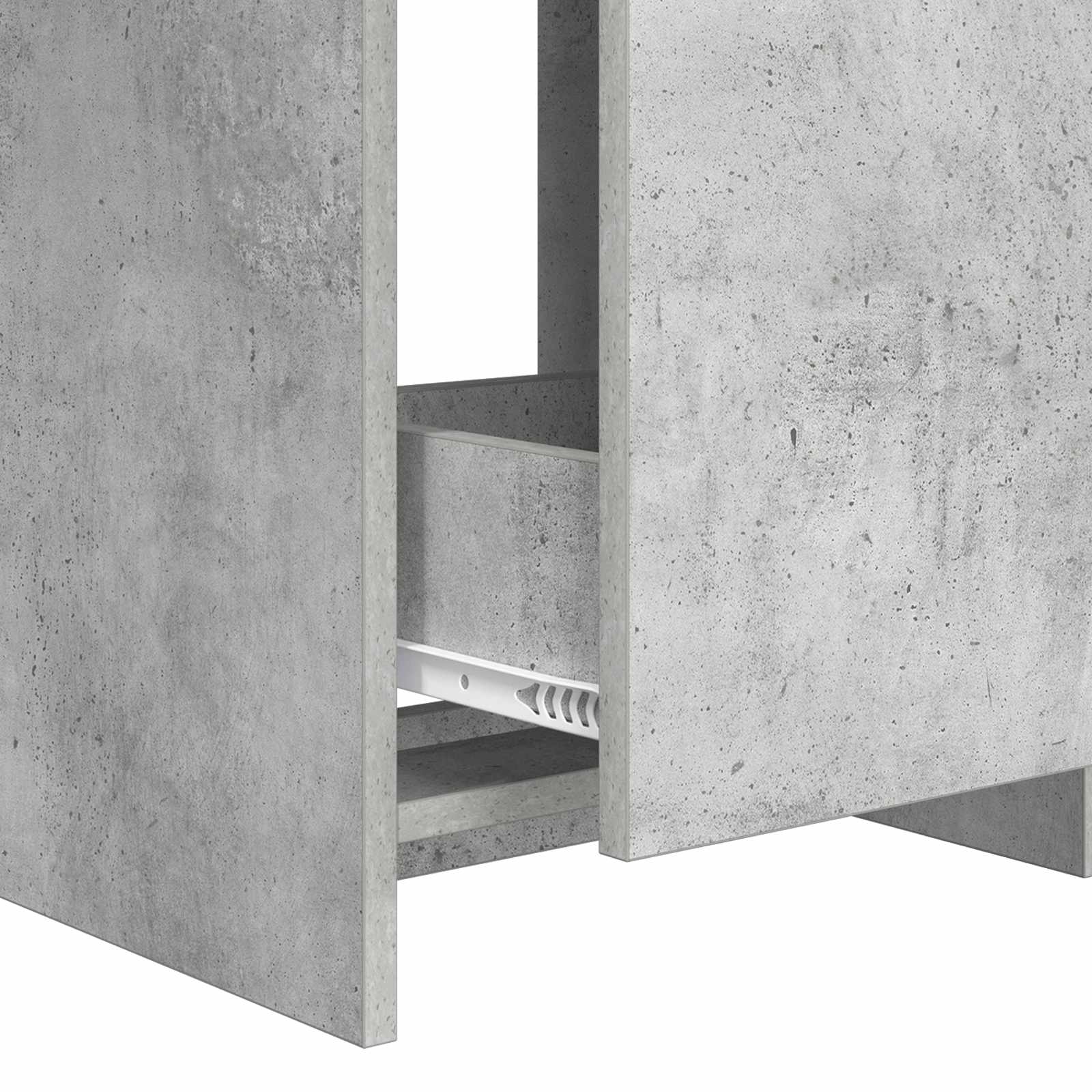 Badezimmermöbel-Set Betongrau 81 x 40 x 84,5 cm Holzwerkstoff