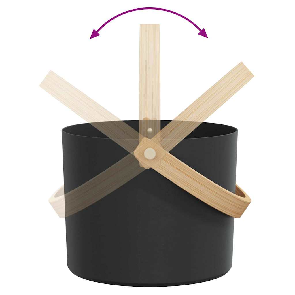 Sauna Zubehör Set 5 pcs Schwarz