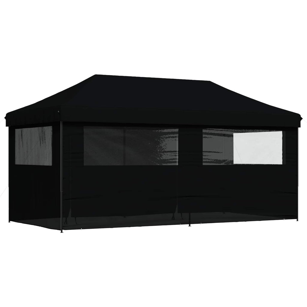 Party-Zelt Schwarz 292 x 580 x 315 cm Oxford-Stoff