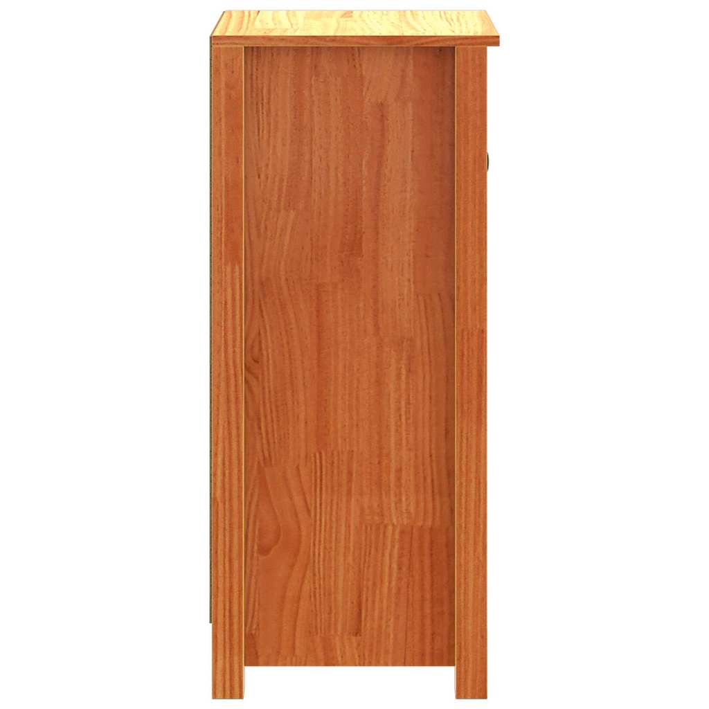 Sideboard Wachsbraun 39 x 34,5 x 80 cm Massives Kiefernholz