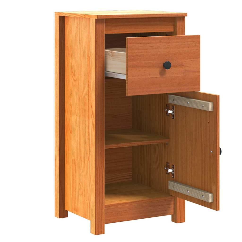 Sideboard 2 pcs Wachsbraun 39 x 34,5 x 80 cm