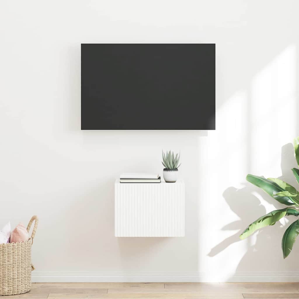 TV-Wandschrank Weiß 39 x 31 x 29,5 cm Holzwerkstoff