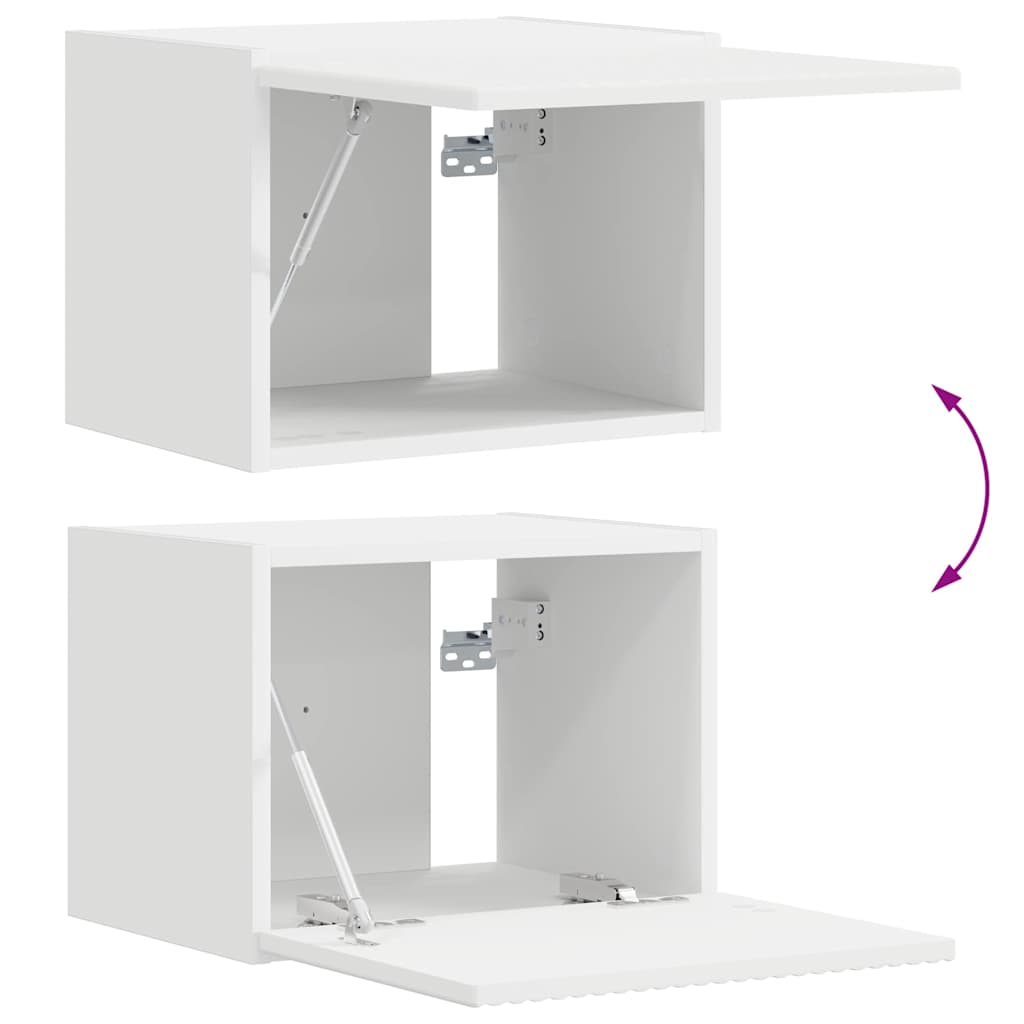 TV-Wandschrank Weiß 39 x 31 x 29,5 cm Holzwerkstoff