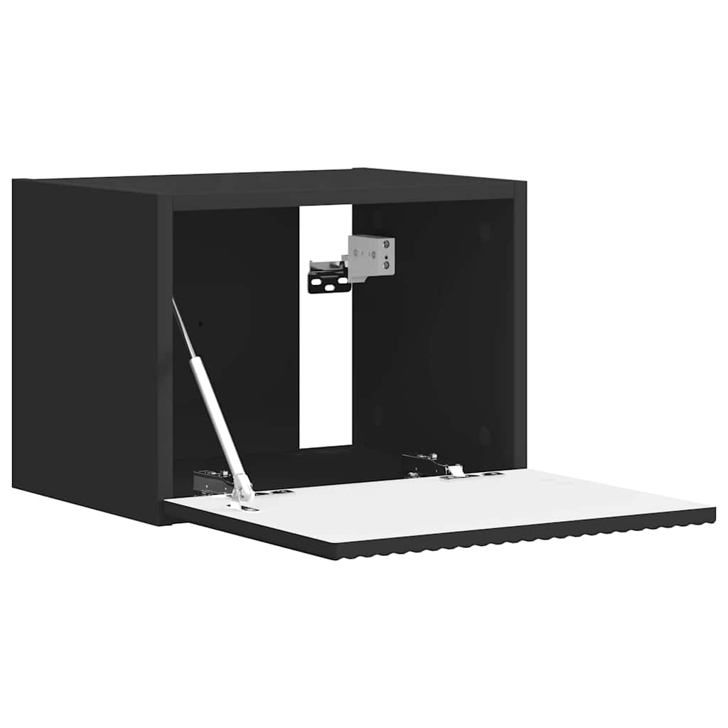 TV-Wandschrank Schwarz 39 x 31 x 29,5 cm Holzwerkstoff