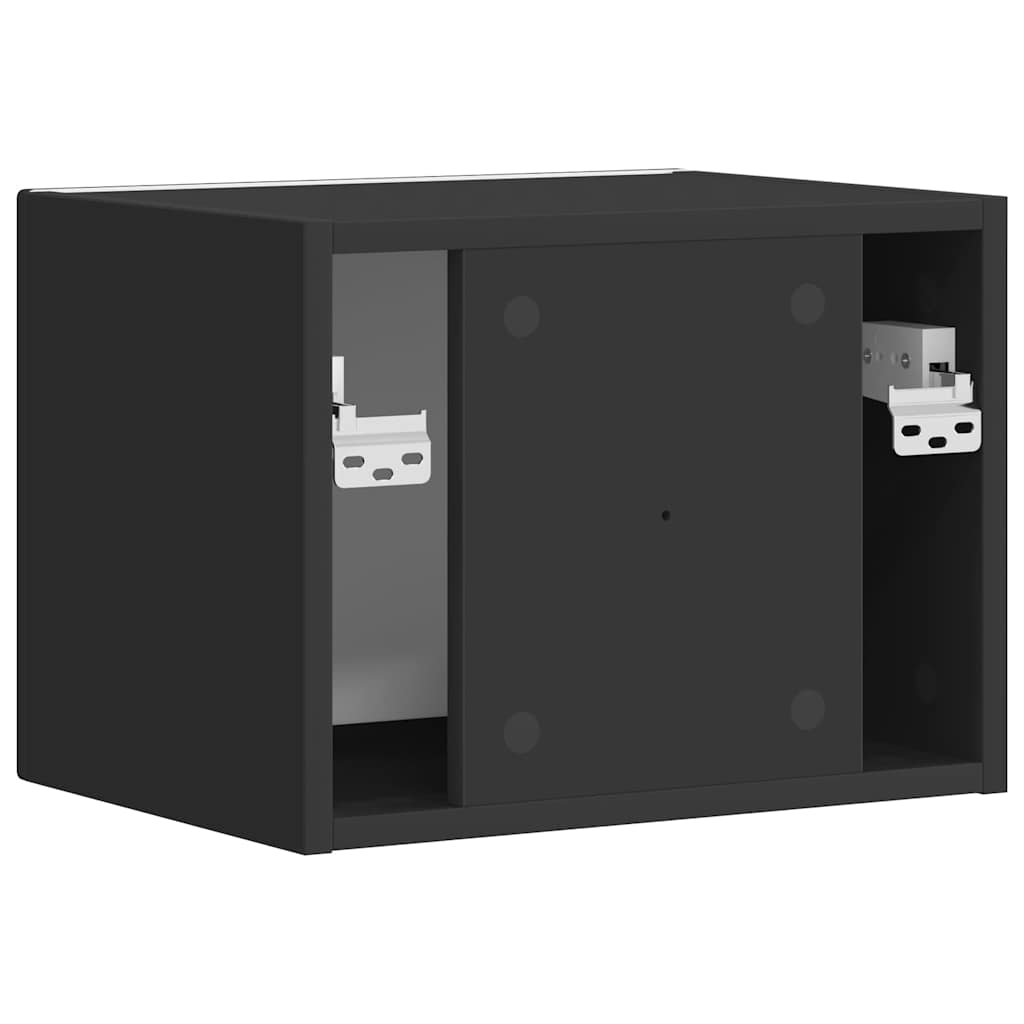 TV-Wandschrank Schwarz 39 x 31 x 29,5 cm Holzwerkstoff