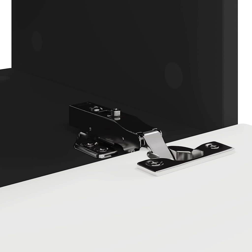 TV-Wandschrank 2 pcs Schwarz 39 x 31 x 29,5 cm Holzwerkstoff