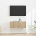 TV-Wandschrank 2 pcs Sonoma 39 x 31 x 29,5 cm Holzwerkstoff