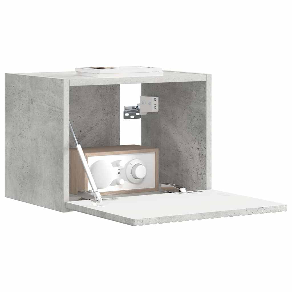 TV-Wandschrank Beton 39 x 31 x 29,5 cm Holzwerkstoff