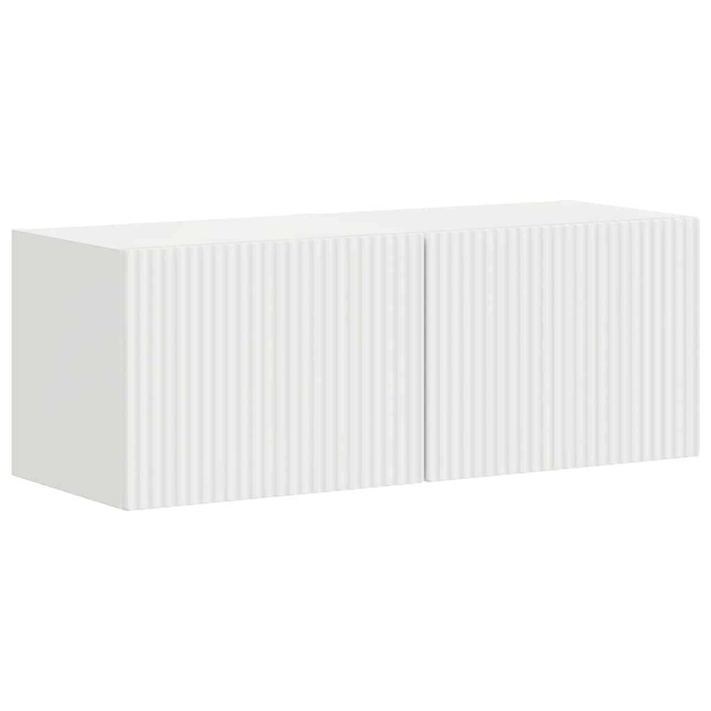 TV-Wandschrank 2 pcs Glänzend Weiß 39 x 31 x 29,5 cm