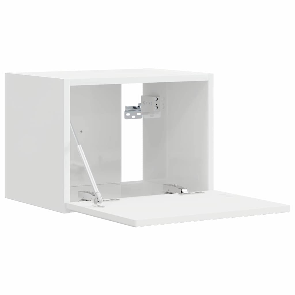 TV-Wandschrank 2 pcs Glänzend Weiß 39 x 31 x 29,5 cm