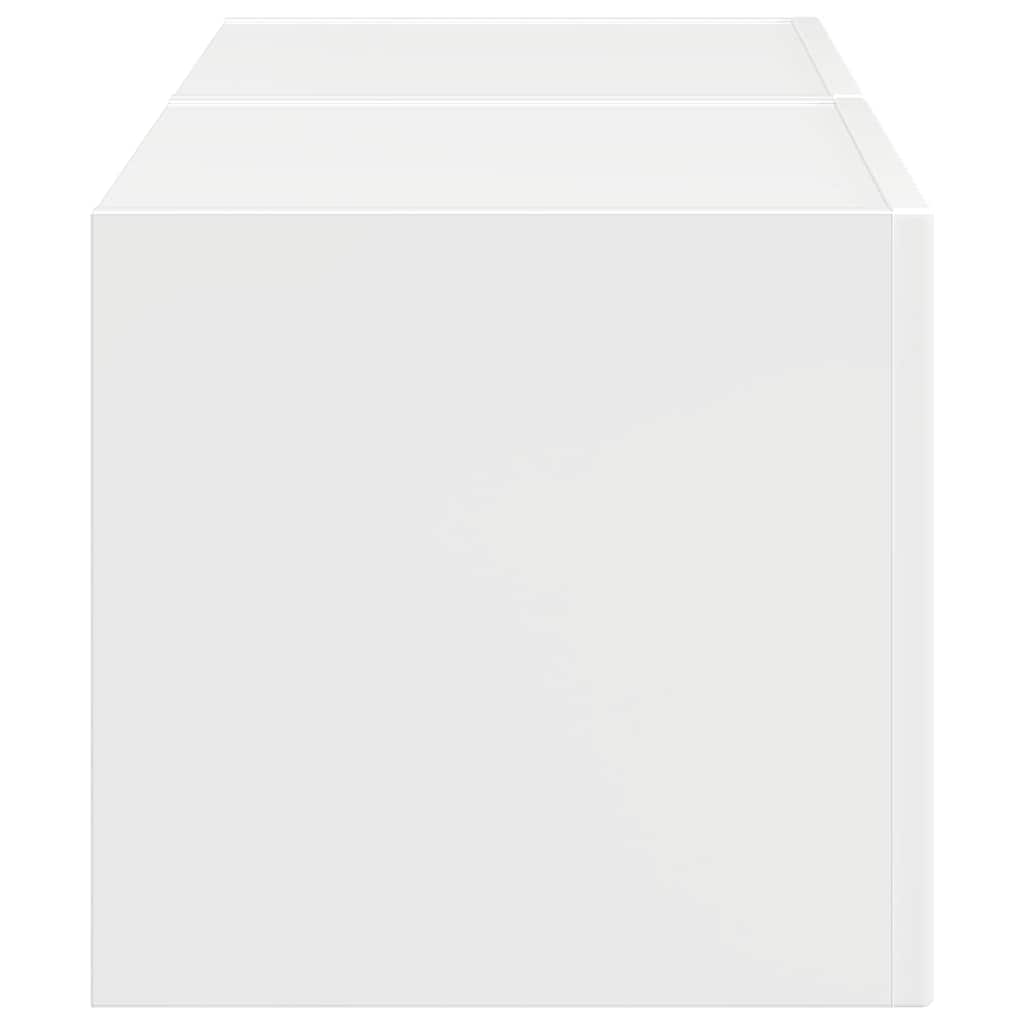 TV-Wandschrank 2 pcs Glänzend Weiß 39 x 31 x 29,5 cm