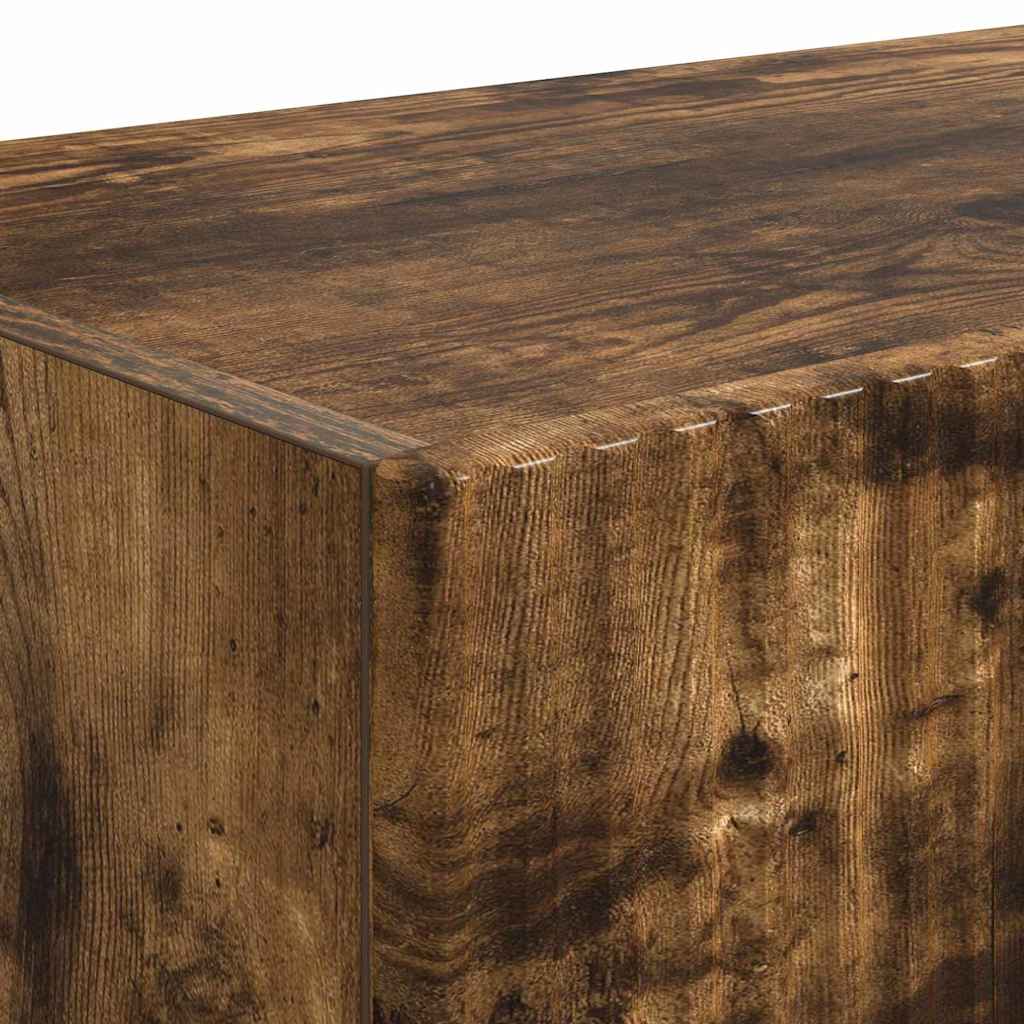 TV-Wandschrank Wandmontiert Geräucherte Eiche 39 x 31 x 29,5 cm